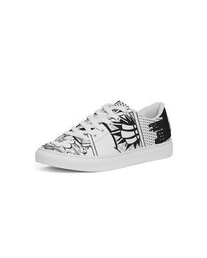 Retro Comic Men's Faux-Leather Sneaker